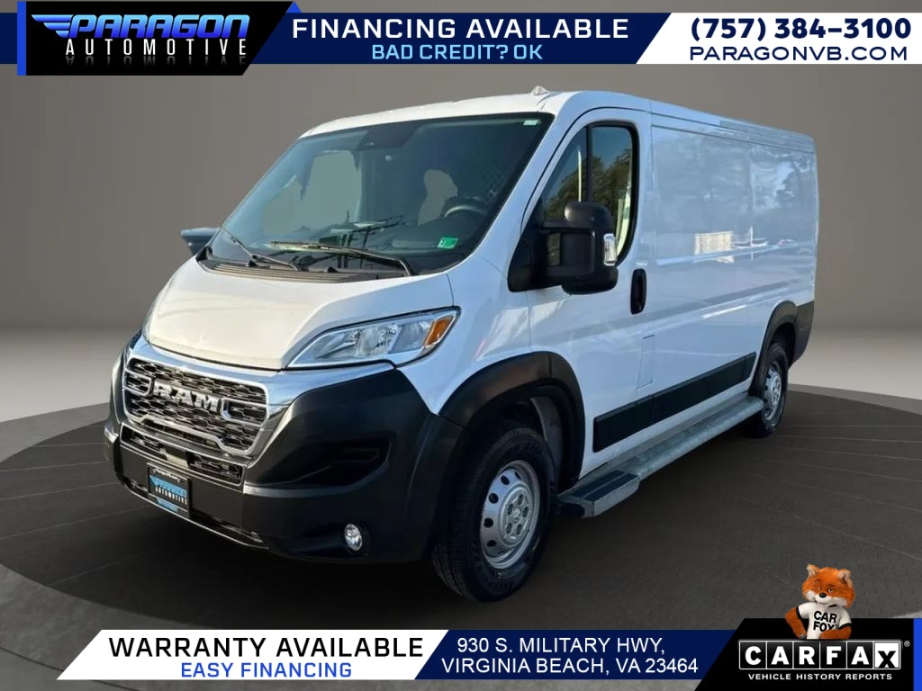 2023 Ram ProMaster Cargo Van 2500 Low Roof Van 3D