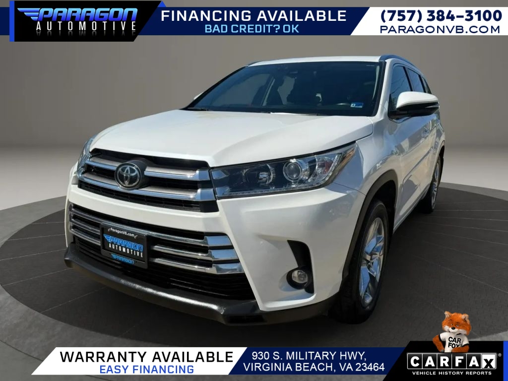 2019 Toyota Highlander Limited Sport Utility 4D