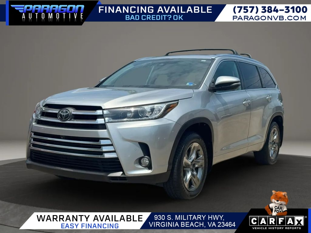 2018 Toyota Highlander Limited Platinum Sport Utility 4D