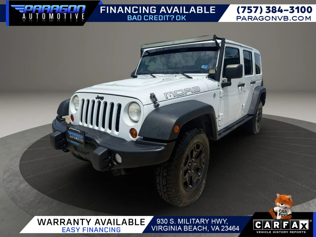 2013 Jeep Wrangler Unlimited Sahara Moab Sport Utility 4D