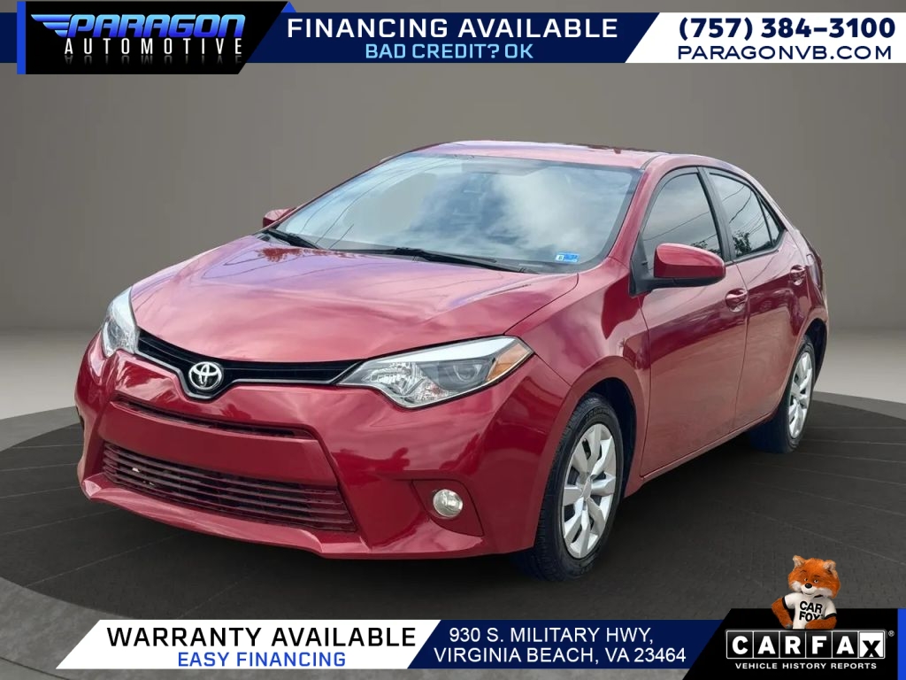2015 Toyota Corolla LE Sedan 4D