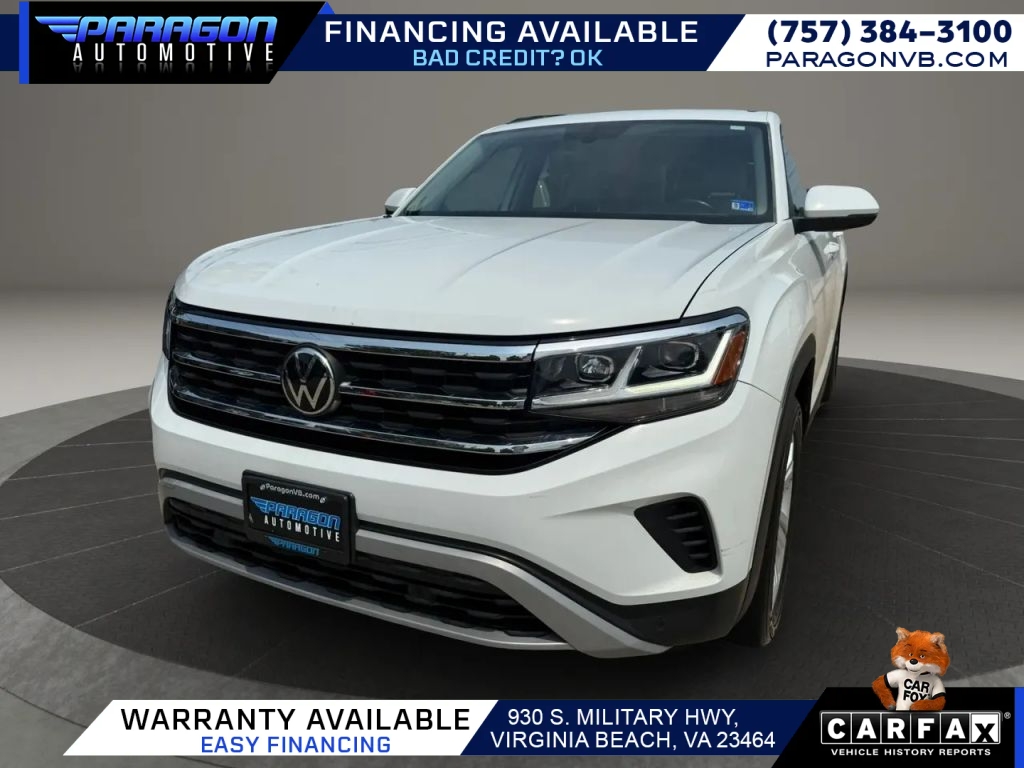 2021 Volkswagen Atlas SE 4Motion w/Tech Pkg Sport Utility 4D